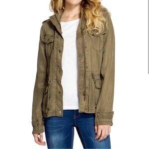 Max Jeans Olive Utility Jacket